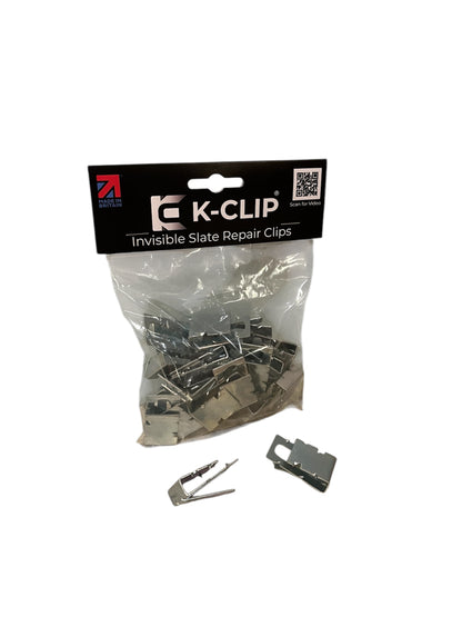 Slate Clips K-Clip® Invisible Slate Repair Clips (20 Pack)